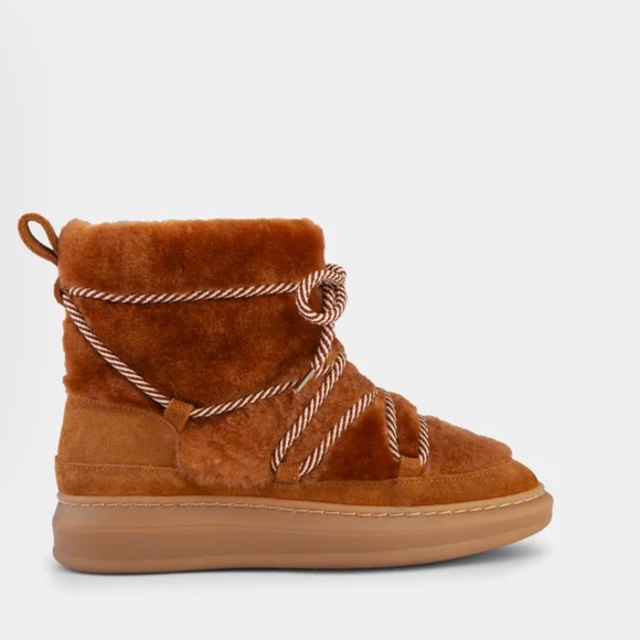 NEW Ivylee Copenhagen wool / shearling boots, size 8.5 - Picture 3 of 3